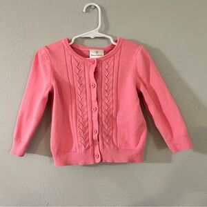Hanna Andersson Ready to Go Cardigan in Pink. Size 3